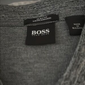 Boss Gray Polo Knitted Casual